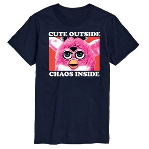 Men's - Furby - Cute Outside Chaos Inside Short Sleeve Graphic T-Shirt - 1 of 4