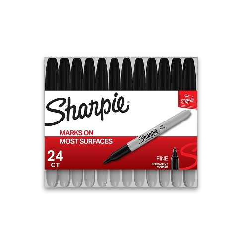 Sharpie Super Permanent Markers Fine Point Red Dozen