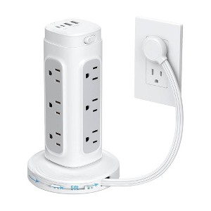 Evo Bytes Retractable Extension Cord Tower - 1 of 4