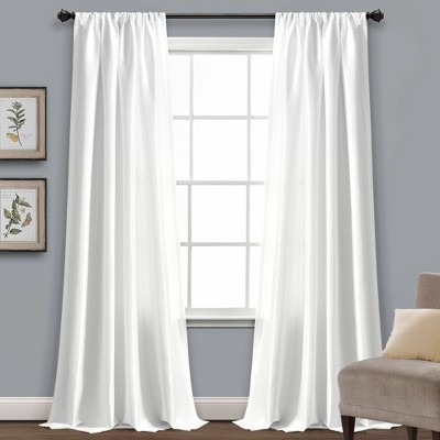 84"x54" Venetian Window Curtain White - Lush Décor