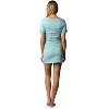 Casual Nights Women's Short Sleeve Striped Henley Nightie Shirt - 3 of 4