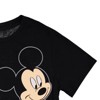 Ladies Mickey Mouse Fashion Shirt - Womens Mickey & Minnie Mouse Top - Disney Curved Hem Hi Lo Short Sleeve Tee - 4 of 4