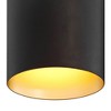 Possini Euro Design Everard 10" High Modern Outdoor Wall Light Fixture Mount Porch House Exterior Outside Set of 2 LED Bulb Weatherproof Matte Black - 3 of 4