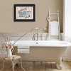 "Bathroom Humor" by Debbie DeWitt, Ready to Hang Framed Print, Black Frame - 2 of 4