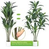 Garvee Artificial Dracaena Tree Fake Plant, 5.5FT Faux Tropical Yucca Floor Plant Tree in Pot for Home Decor Indoor Outdoor Office Decor Green - 4 of 4