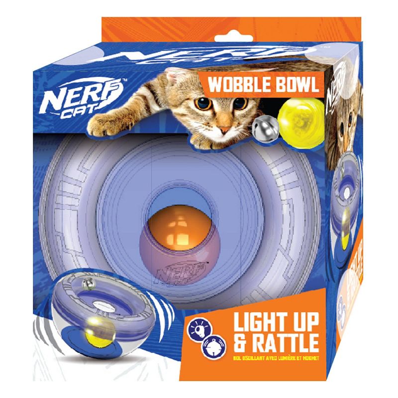 Nerf Cat Wobble Bowl Cat Toy - 7&#34;, 3 of 7