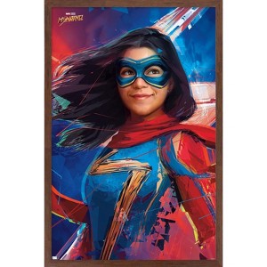Trends International Marvel Ms. Marvel - Graffiti Framed Wall Poster Prints - 1 of 4