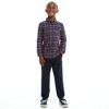 Andy & Evan  Toddler Navy Check Two-Faced Buttondown - 2 of 4
