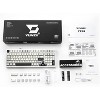 YUNZII YZ98 Gasket Mechanical Keyboard 99 Key Hot Swappable (White, Cocoa Cream V2 Switch) - 2 of 3