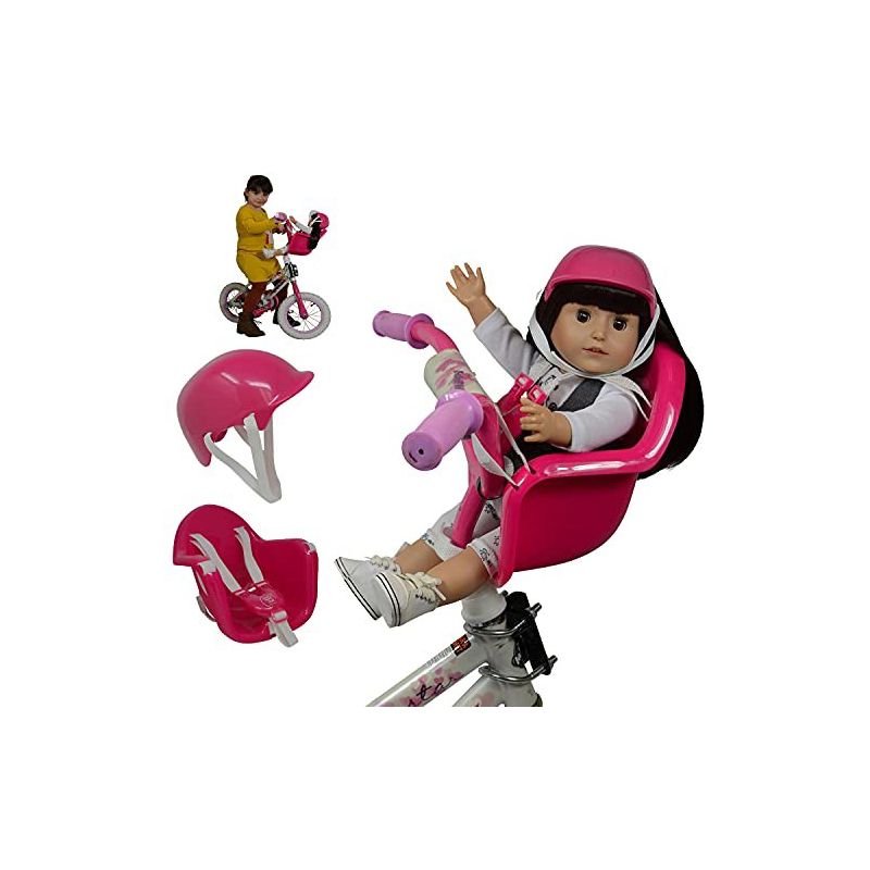 The New York Doll Collection Doll Bike Seat Carrier for Baby Dolls & 18 Inch Dolls, 1 of 7