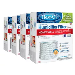 BestAir 4pk D88 Humidifier Air Control Filter for Honeywell