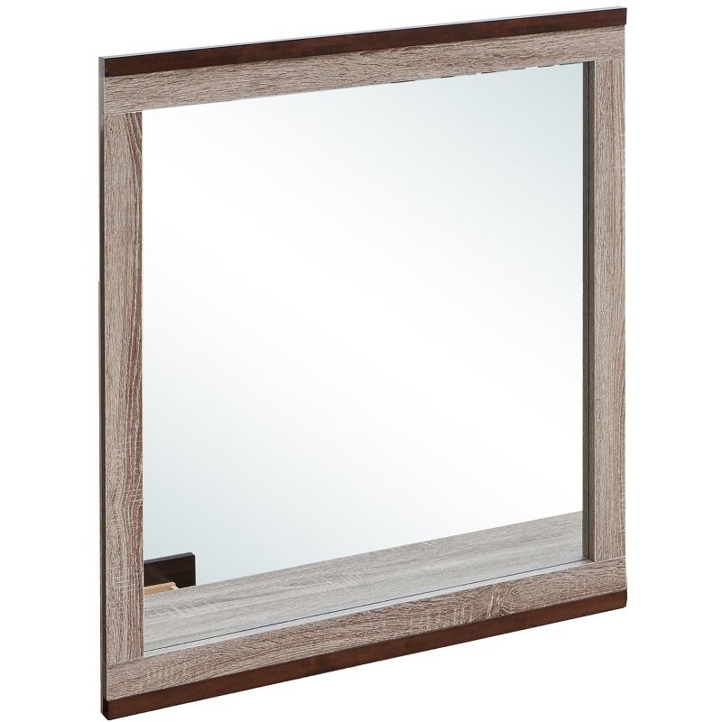 Passion Furniture 32 in. x 39.5 in. Classic Rectangle Framed Dresser Mirror, 3 of 8