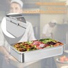 6 Pack Full Size Food Pan, Deep Commercial Catering Hotel Pans with Handles, NSF Certified, Stainless Steel Anti-Jamming Steam Table Pan - 3 of 4