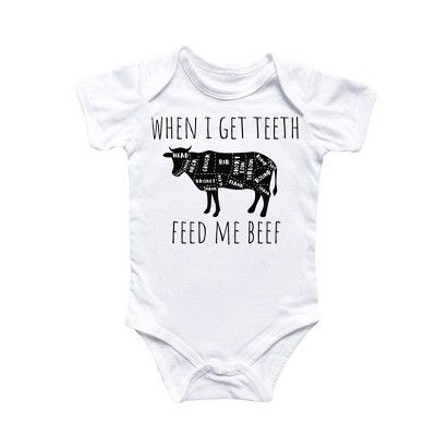 Beef Cow Bbq - Baby Boy Girl Clothes Infant Onesie® Funny Cute Newborn GS1 GS1