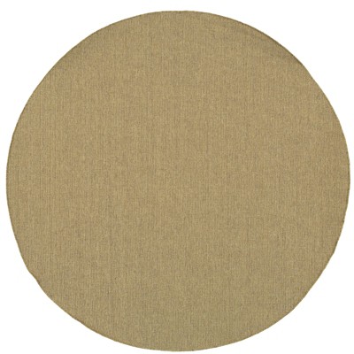 Oriental Weavers Karavia 2068X Tan Indoor/Outdoor Area Rug - 7'10" Round
