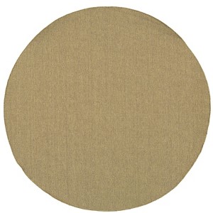 Oriental Weavers Karavia 2068X Tan Indoor/Outdoor Area Rug - 7'10" Round - 1 of 4