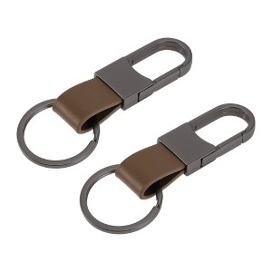 Unique Bargains Universal Key Chain with Ring for Key Fobs for