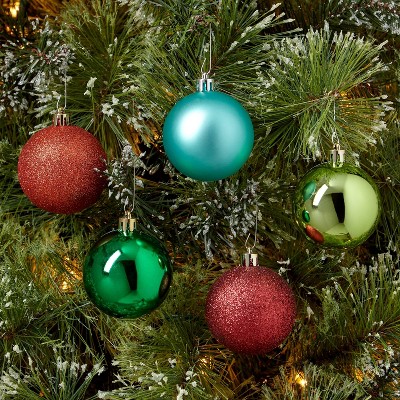 Christmas Tree Scarf Glitter Frozen Fir Trees Festive Womens Large Teal Green 