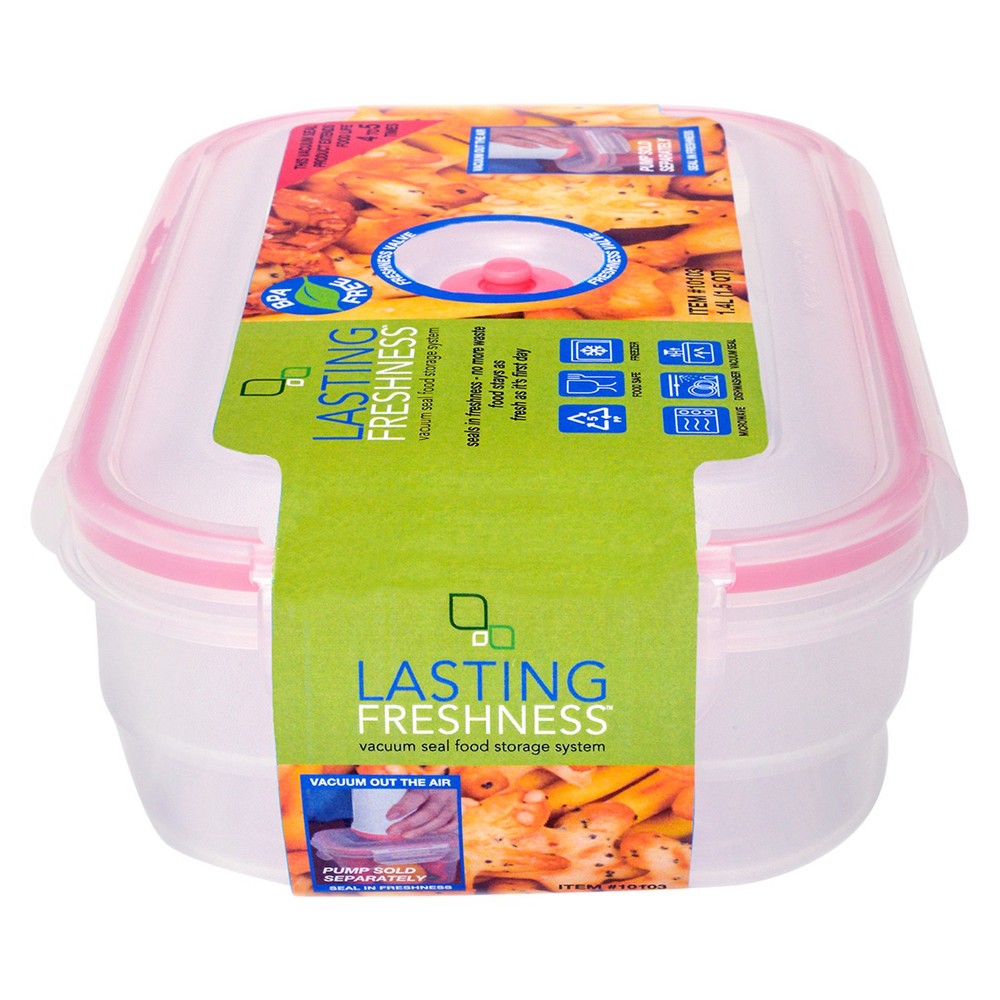 UPC 782294101037 product image for Food Storage Container Lasting Freshness Medium Clear | upcitemdb.com