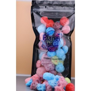 Planet Xpress Cosmic Clusters – Freeze-Dried Candy Mash-Up – Fruity, Sour & Crunchy Space-Themed Snack – Shelf-Stable, No Refrigeration Needed - 1 of 4