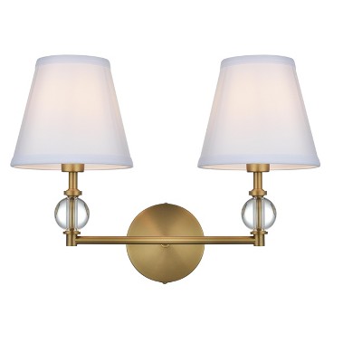 Elegant Lighting Bethany 17 inch Wall Sconce in Satin Gold