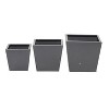 6.95" 3pc Modern Novelty Metal Planter Pots - Olivia & May - 3 of 4