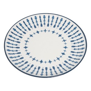 Transpac Dolomite 12.25 in. Off-White Everyday Platter - 1 of 2
