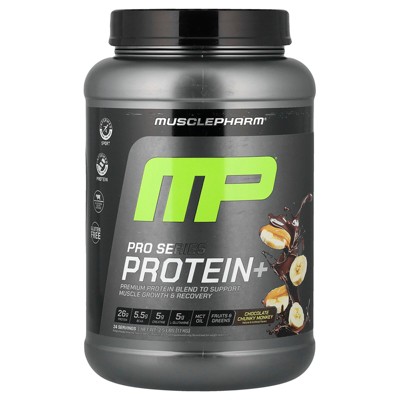 MusclePharm Pro Series Protein+, Chocolate Chunky Monkey, 2.5 lbs (1.1 kg)