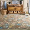 Martha Stewart Floral - MSRW187 - Indoor Power Loomed Machine Washable Skid-Resistant Rugs - 2 of 4