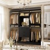 Aheaplus Freestanding Closet Organizer with Mirror and 4 Hanging Rods, Closet System with Drawers - 4 of 4