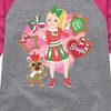 Girls' JoJo Siwa Oh Snap  - Athletic Heather/Fuchsia - Medium - 2 of 4
