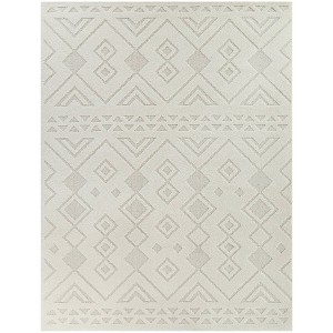 Balta Rugs 7'10"x10' Lars Geometric Carved Pattern Area Rug Cream - 1 of 4