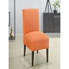 29.5"Stylish Comfortable Accent Chair 1pc Orange Fabric Upholstered - 2 of 4