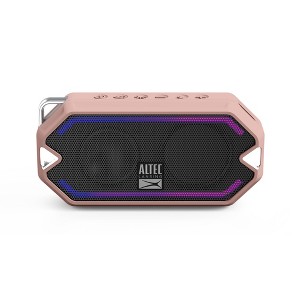 Altec Lansing HydraMini Waterproof Bluetooth Speaker - Petal Pink - 1 of 4
