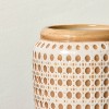 3ct Embossed Caning Ceramic Candle Gift Set - Hearth & Hand™ with Magnolia - 3 of 3
