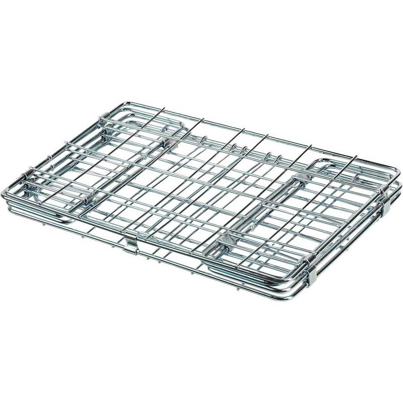 Wald 582 Folding Rear Mount Basket: Plated, Dimensions: 12.75" x 7.25" x 8.5", 2 of 3