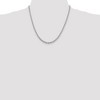 Black Bow Jewelry 4.5mm Sterling Silver Classic Solid Cable Chain Necklace - 2 of 4