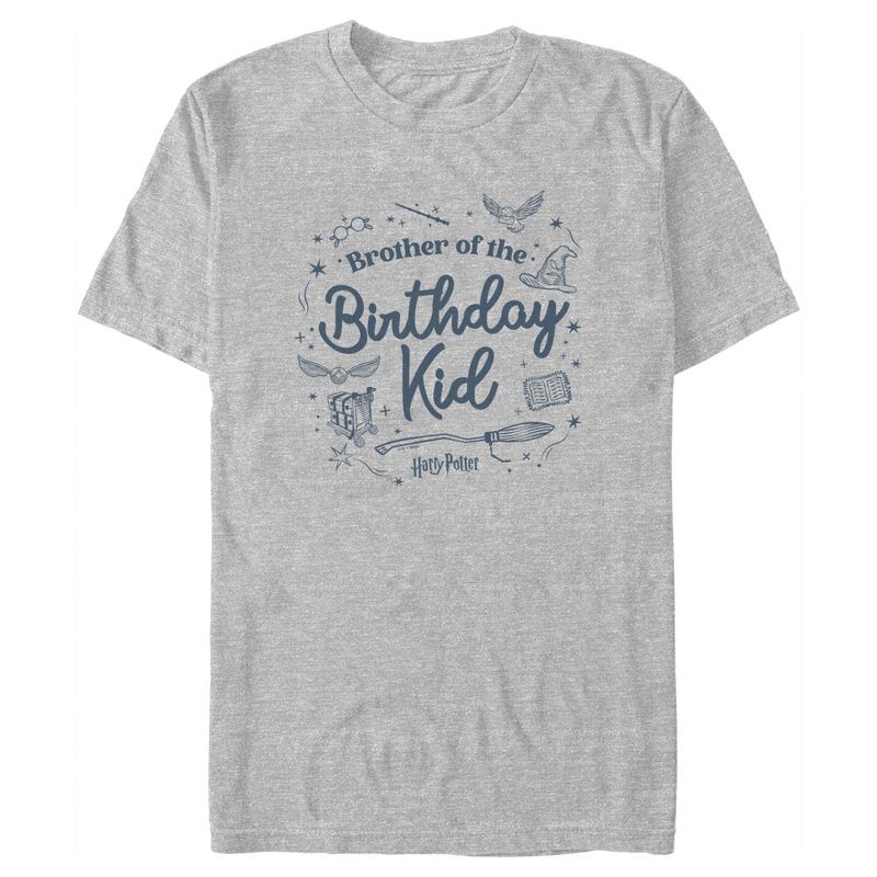 Men's Harry Potter Birthday Kid Brother T-Shirt, 1 of 6