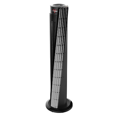Vornado 41" 184 Whole Room Air Circulator Tower Fan with Remote Black: Quiet Portable Fan for Rooms, 4 Speeds, 1000-1200 sq. ft.