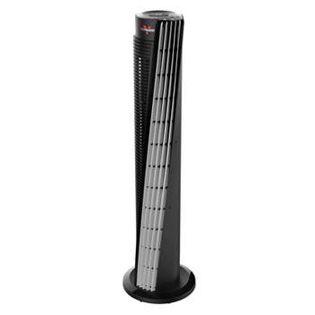 Vornado 41" 184 Whole Room Air Circulator Tower Fan with Remote Black