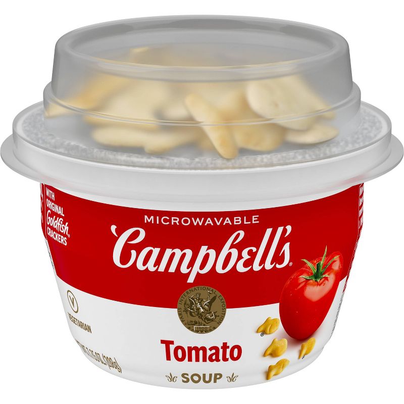 Campbell&#39;s Tomato Soup with Goldfish Crackers - 7.35oz, 1 of 13