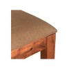 Taran Designs,Oren Upholstered Solid Wood Dining Chairs (Set of 2) - 4 of 4