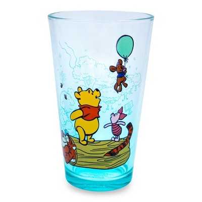 Winnie the pooh and friends 20 Oz Drinking Glasses with Bamboo Lids and  Glass Straw 1 available #fyp #fyi #supportsmallbusinesses…