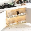 Stainless Steel Pull-Out Drying Rack, Adhesive Plate Bowl Organizer, No Drill Sliding Drawers for Pantry, Under Sink Storage for Kitchen - 2 of 4