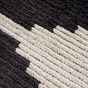 LunaLulinlk Black & Ivory Modern Area Rug - 4 of 4