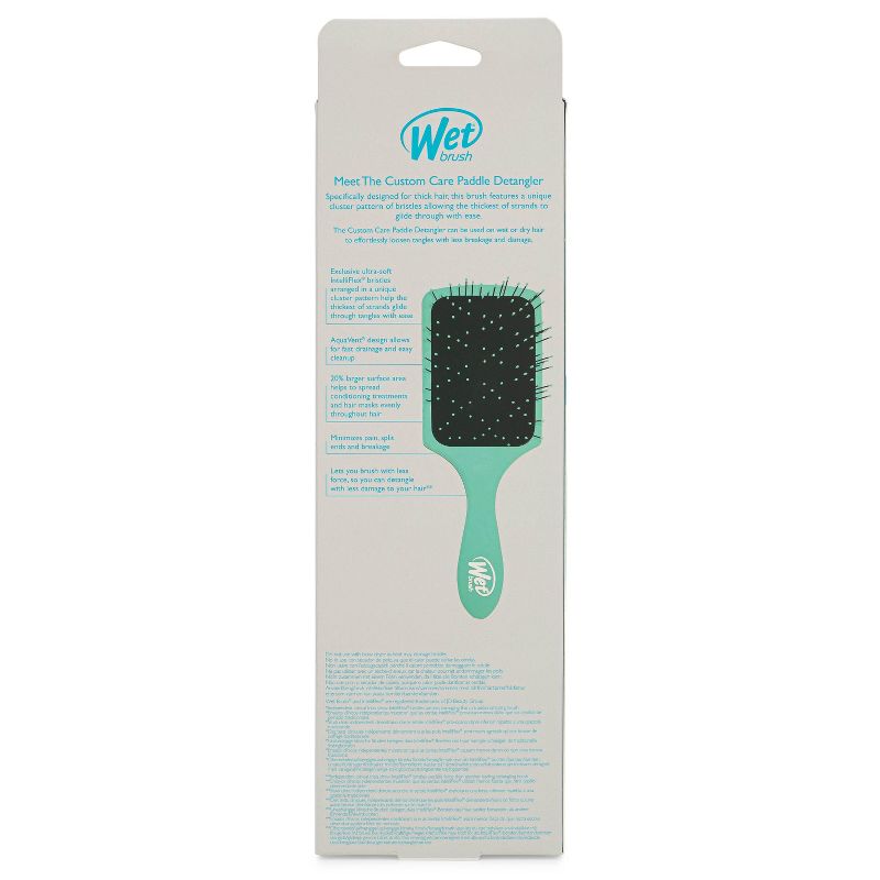 Wet Brush Thick Hair Brush Paddle Detangler - Aqua Blue, 5 of 7