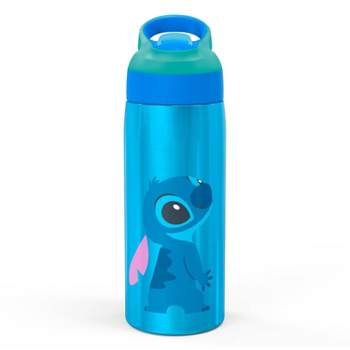 Silver Buffalo Lilo and Stitch Double Walled Stainless Steel Water Bottle, 25 Ounces