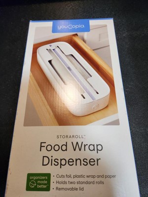 ALL PRIDE Plastic Food Wrap Dispenser, Cling Wrap with Removable