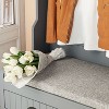 Famapy Wood 3-in-1 Hall Tree with 4-Metal Hooks Storage Bench - 4 of 4