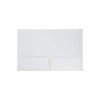 JAM Paper Laminated Two-Pocket Glossy Presentation Folders White 103489D - 2 of 4